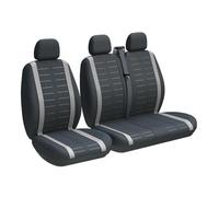 Cubreasientos Para Master Para Trafic Universal 2+1 Van Se Adapta A Mayoría Los Accesorios Protectores De Asientos De Automóvil Fundas De Asiento Automóvil Protectores Asientos(3-Seater GRAY)