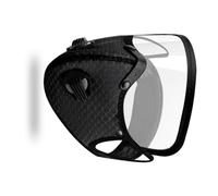 Cubrebocas unisex ajustable, reutilizable, lavable, protege la boca con válvulas de respiración de carbono, cubierta bucal deportiva, cubierta facial media cara deportes
