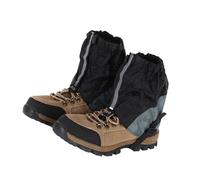 Cubrebotas protectoras de corte bajo con refuerzo, Black | La parte elástica y los ganchos de metal mantienen un uso estable para caminar y cazar; Fundas de secado