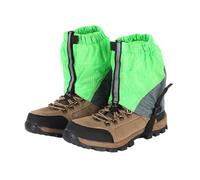 Cubrebotas protectoras de corte bajo con refuerzo, Green | La parte elástica y los ganchos de metal mantienen un uso estable para caminar y cazar; Fundas de secado