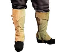Cubrebotas Renacimiento,Ajustables para Botas Pirata - Accesorios De Ropa para Hombres para Gótico Escenario Actuación Escuela Cosplay Otoño Hoguera Foto Vacaciones Festival