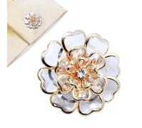 Cubrebotones con flores para mujer - Decoraciones con clip de metal vintage | Fancy DIY decorativo en forma de | Para camisas, vestidos, blusas, abuela, mujeres, esposas, hijas, novias, gemeles