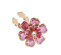 Cubrebotones Mujer - Gemelos Flores Aleación Cristales | Clips Decorativos Camisa Vestido Patrón Pétalos Accesorios Bronce Antiguo Para Negocios Boda Equipo Pieza Útil Pro