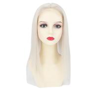 Cubrecabello para el cuidado personal para mujer, base de seda pura atada a mano con 7 clips, extensiones de cabello humano para mujeres (10 pulgadas)