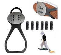 Cubrecalzado de yesca chispeante para monopatín y motocicleta, herramienta de chispa por fricción para bicicleta, pastillas de yesca para bicicleta, accesorios para monopatín, cubiertas de zapatos de