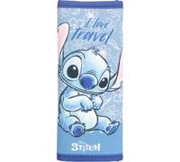 Correa para cinturón de seguridad Disney Car con estampado de puntadas, suave y cómoda para los niños, mide 9 x 29,5 x 3 cm.