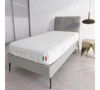 Cubrecolchón con Trattamento THERMOCONTROL Cama de Plaza y Media 120 x 200 cm - Made in Italy - Protector de Colchón con Elástico Perimetral - Lavable