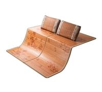 Cubrecolchón de bambú refrescante de doble cara para dormir, de seda, plegable, 1,35 x 1,95 m, perfecto para comodidad en climas cálidos