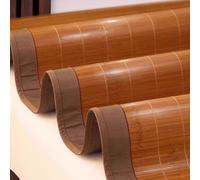 Cubrecolchón de bambú refrescante para verano, tapete de cama de ratán natural, transpirable y cómodo, para climas cálidos, 135 x 190 cm, ideal para una experiencia de sueño refrescante
