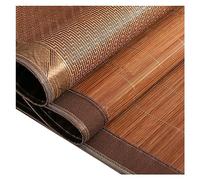 Cubrecolchón de bambú refrescante, tapete de dormir de verano de doble cara, 1,35 x 2 m, perfecto para comodidad en climas cálidos en el dormitorio, portátil y plegable.