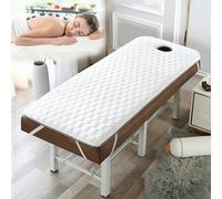 Cubrecolchón de espuma de alta densidad con agujero para respirar, acolchado de mesa de 6 cm de grosor, para cama de spa, cómodo cojín para cama de pestañas, 75 x 190 cm (cama no incluida)
