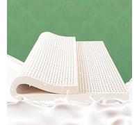 Cubrecolchón de espuma de látex natural, soporte ortopédico ecológico para una mayor comodidad del sueño, perfecto para relajación en el dormitorio y descanso terapéutico