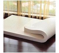 Cubrecolchón de goma natural tamaño queen de 1/2/3/4/6 pulgadas de grosor, duradero, certificado de espuma de látex, no se pliega, 100 cm x 190 cm, cómodo y de apoyo