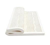 Cubrecolchón de látex 100% Natural con Funda de algodón orgánico Sin Productos químicos ni Espuma viscoelástica Ayuda a aliviar el Dolor de Hombros y Espalda,7.5cm,90x190cm