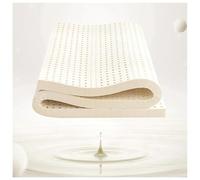 Cubrecolchón de látex 100% natural de 5 cm de grosor, suave y cómodo para aliviar la presión, alivio del dolor de espalda, tamaño Queen, 180 x 210 cm, duerme mejor esta noche