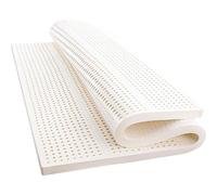 Cubrecolchón de látex 100 % natural de goma lavable de alta calidad, 1 pulgada de grosor, respetuoso con el medio ambiente, comodidad para personas que duermen de 180 x 200 cm, ideal para aliviar el