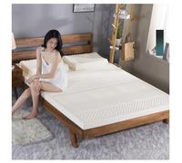 Cubrecolchón de látex natural, almohadilla corporal suave para aliviar la presión, soporta hombros, caderas, espalda y rodillas, ideal para aliviar el dolor y el dolor