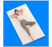 Cubrecolchón de látex natural, soporte firme, diseño duradero y que no se pliega para una mayor comodidad de sueño