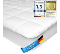 Cubrecolchón de Microfibra Feluna cubrecolchón Acolchado - Protector de colchón bajo la Cama de poliéster Microfibra de Tacto Suave (90x200cm)