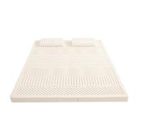 Cubrecolchón ergonómico de espuma viscoelástica, látex natural y esponja gruesa transpirable para máxima comodidad en sala de estar y dormitorio, duerme mejor esta noche