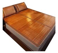 Cubrecolchón refrescante de bambú - Colchoneta transpirable de verano para noches calurosas - Almohadilla ligera de paja para adultos y niños - Ideal para un sueño cómodo