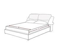 Cubrecolchón refrescante de verano, tapete de cama de bambú y ratán, tapete portátil para dormir fresco para uso doméstico, almohadilla de cama de verano suave (tamaño: 0,8 x 1,95 m)