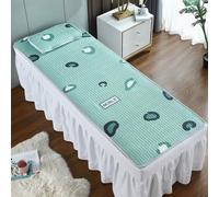 Cubrecolchón Refrescante Para Mesa De Masaje Acolchado De Cama De Spa Con Orificio Para Respirar Emulsión Funda De Cama Para Terapia De Belleza Antideslizante,A,190 * 70cm