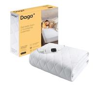 Cubrecolchón Térmico Individual Daga Intellisense 195×90 cm, antialérgico OEKO-TEX, esquinas elásticas, 6 niveles de temperatura, temporizador 1/3/9 h, Electro Block, lavable 30°C, mando extraíble