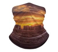 Cubrecuello Atardecer Delicado con La Piel Bandana Lavable Mascarilla para Caza Monta Pesca 2 Unidades