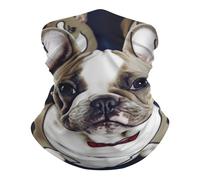 Cubrecuello Lindo Bulldog Francés Absorbente Braga De Cabeza Fina Headband para Caza Carnaval Kayak 2 Unidades