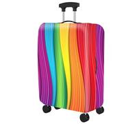 Cubreequipajes Funda elástica Gruesa Resistente al Desgaste, Funda Protectora for Equipaje, Funda Antipolvo for Estuche De Viaje, Funda de Viaje, 2 uds. para Familias(Seven Color,L)
