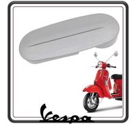 Cubrehorquilla, tapa de muelle cubre muelles, cubre horquilla, gris, de plástico, compatible con Piaggio Vespa PX - Vespa Arcobaleno.