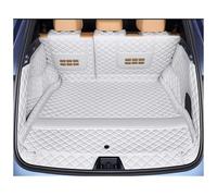 Cubremaletero para Geely para Galaxy para Starship 7 para EM-i 2025 Alfombrilla Maletero Coche Revestimiento Carga Suelo Cuero Alfombra Bandeja Esteras Bandeja Maletero(White Full,Lower)