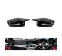 Cubremirón Compatible con BMW 3 4 5 7 8 Series G20 G21 G28 G30 G38 G11 G12 G15 G16 M4 Style LHD RHD M4 Style Car Side Rearview Mirror Cover Cap Trim(RHD-Black)