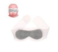 Cubreojos de malla protectora para bebés, transpirable, desechable, con bloqueo de luz azul, para dormir, máscara de ojos de bebé para recién nacidos, evita la luz, transpirable, elástica, máscara de