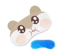 Cubreojos para dormir, venda nocturna de gel de hielo con bloqueo de luz, sombra de ojos de dibujos animados para viajes, siesta, sueño para relajarse, venda nocturna para niños para viajes en casa