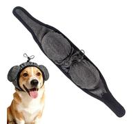 Cubreorejas para perros, envoltura con cancelación de ruido, protector de oídos ajustable para mascotas, reducción de sonido cómoda, aseo, tormenta, visita al veterinario, viajes, caminar, baño, ducha