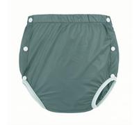 Cubrepañal Tipo Braga Impermeable, Gris, size to 3 | Cintura Elástica Cómoda, Cubrepañal para Adultos, table, Cubierta Pañal con Broches, Viajes