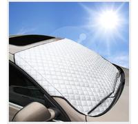 Cubreparabrisas Nieve para BMW X5 G05/X6 G06/X7 G07 2019-2026 | Cuatro capas compuestas, solapas laterales antirrobo, aislamiento térmico, impermeable duradero, fácil montaje parasol