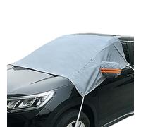 Cubreparabrisas Solar para Coche | Media Lona para Vehículo - Resistente A La Intemperie Bloquea Calor Protección Anti UV Reduce Deslumbramiento Cubre Salpicadero Hielo Nieve Exterior