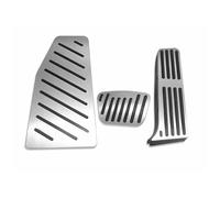 Cubrepedales Automó Para Lexus NX 2022 2023 NX260 NX350h ES 2018-2022 Pedales Pie Coche Reposapiés Freno Gas Accesorios Cubierta Pedal Cubierta Pedales Coche(3PCS Silver)