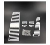 Cubrepedales Para Automóvil Para E60 Reposapiés del acelerador Freno de combustible AT/MT Modificar pedales Pegatinas de estilo Cubiertas Pedal Freno Coche(Drill for MT 4pcs)