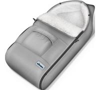 ® Cubrepiernas de invierno para cochecito, buggy y jogger - Cubrepiernas lavable para bebé | Calentador de pies de invierno para silla de auto infantil con cremallera y bolsillo