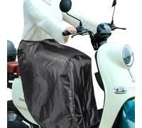 Cubrepiernas Moto Scooter, Manta Térmica Universal para Moto, Cubierta para Piernas en Tela Oxford 600D y Algodón, Negra