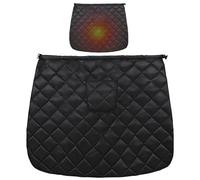 Cubrepiernas Scooter - PVC y Algodón 75x130cm | Delantal Universal para Piernas de Scooter | Protector Impermeable Grueso con Bolsillo para Scooters y Motocicletas eléctricas