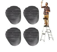 Cubrepies para escaleras | Juego de 4 protectores antideslizantes para escaleras - Estabilizadores de pies resistentes antivibración para interiores y exteriores