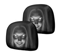 Cubrereposacabezas fantasma fantasma fantasma protectores horribles | Protector de reposacabezas para coche Halloween para hombre y mujer pilotos apasionados SUV autocaravana Pickup otoño