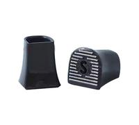 Cubretalones para tacones altos, protectores de tacón alto | Almohadillas antideslizantes de reparación de talones | Tope de talón en forma de U con pasador para reducir el ruido para bodas y