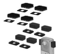 Cubreviento de micrófono para Insta360-8 piezas para Insta360 X3 X4, cubierta de reducción de ruido de viento premium para audio nítido, fácil instalación y diseño duradero, compatible con cámara X3 o