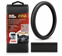 LAMPA 97928 Funda cubierta para el volante negro beis